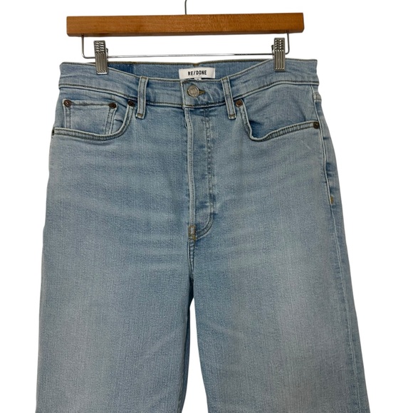 RE/DONE Womens 70s Stove Pipe Button Fly Jeans Size 29 Straight Fit Cotton USA - Picture 4 of 9
